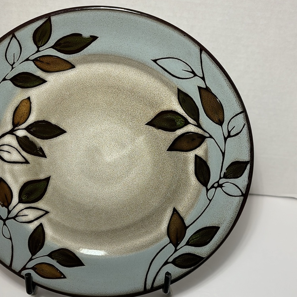Pfaltzgraff Everyday Rustic Leaves Salad Dessert Plates Set Of 2 Discontinued - Picture 3 of 8